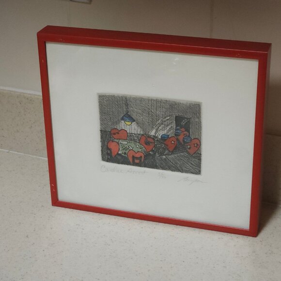 Bill Bryson Limited Art Prints - Signed & Numbered - Cardiac Arrest Heart Burn - Picture 2 of 12